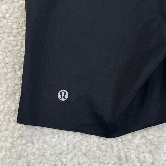 Lululemon Black High Waisted Biker Short Reflective Zip Pocket - Picture 5 of 7